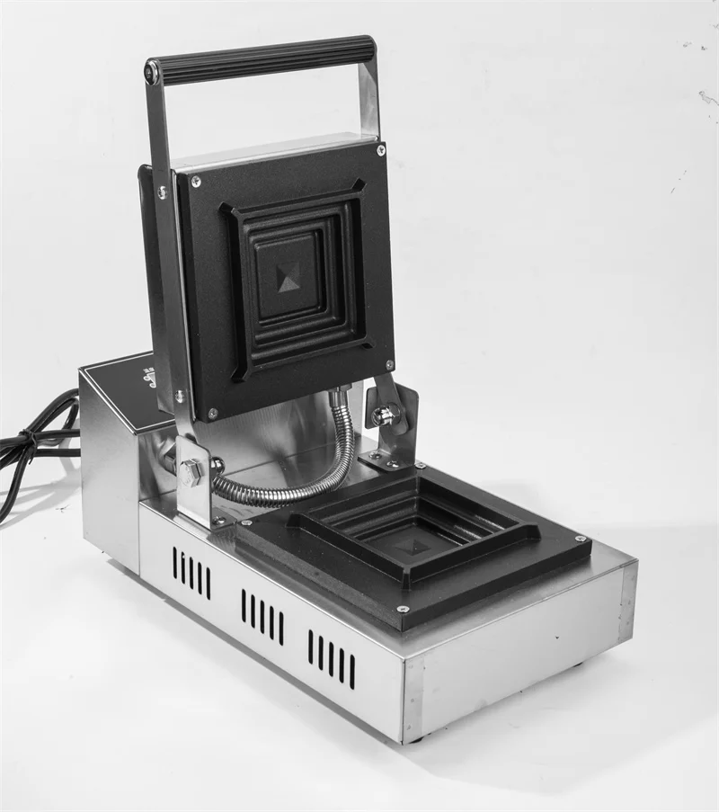 Household 110V 220V Electric Sandwich Maker Breakfast Cooking Machine with Non Stick Coating Plate Stainless Steel Kitchen Use 6