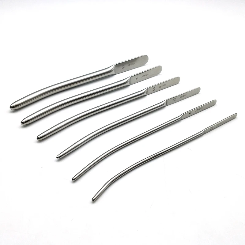 Stainless steel cervical dilator gynecological expansion stick expansion palace strip 3.5-9.5# round head dilator