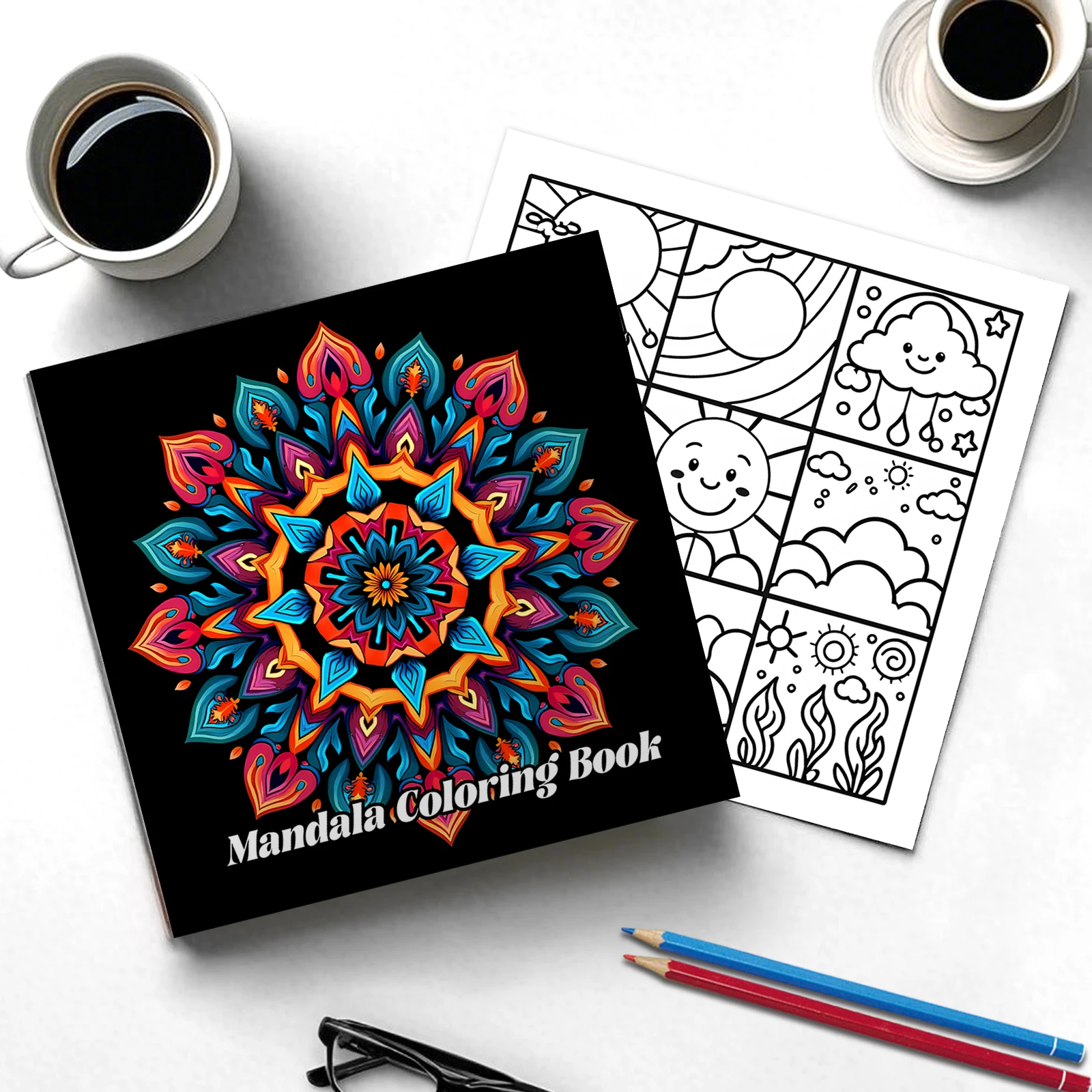 MANDALA Patterns Coloring Book for Adults Cute DIY Painting Drawing Book Perfect Gift for Party and Birthday ﻿ 3