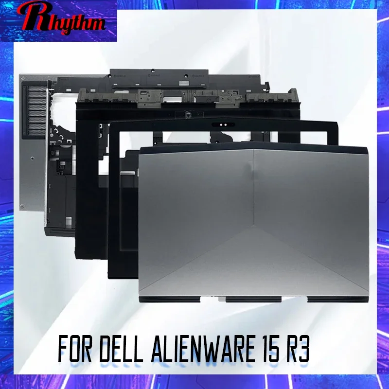 

For Dell Alienware 15 R3 LCD Back Cover/Front Bezel/Hinges/Palmrest/Bottom Case Cover 0KWP7D 0892VY 0VN6FK 0F9V34 071YM7 Silver
