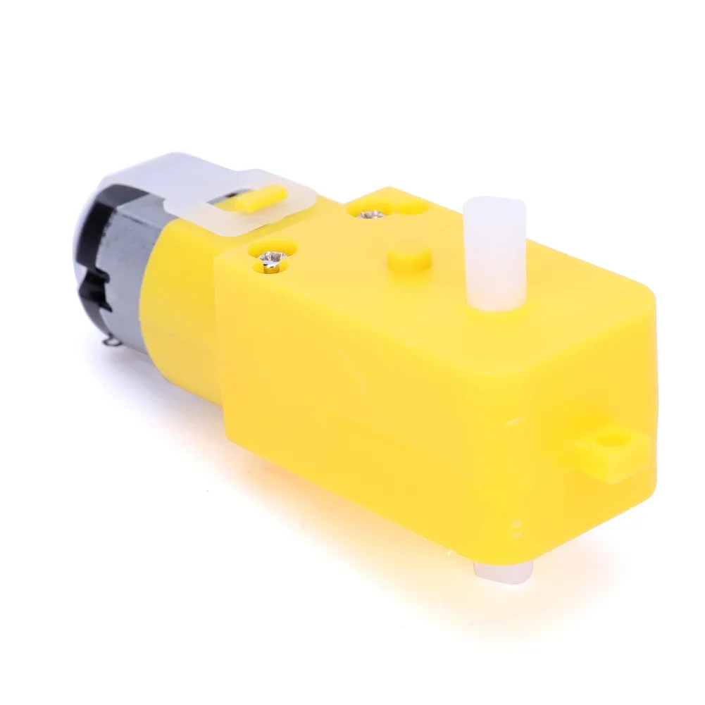 1-20PCS Dual Shaft Geared Motor Gearmotor DC 3-12V Smart Car Motor for Smart Car Robot 1:48 Plastic TT Motor Tire Wheel