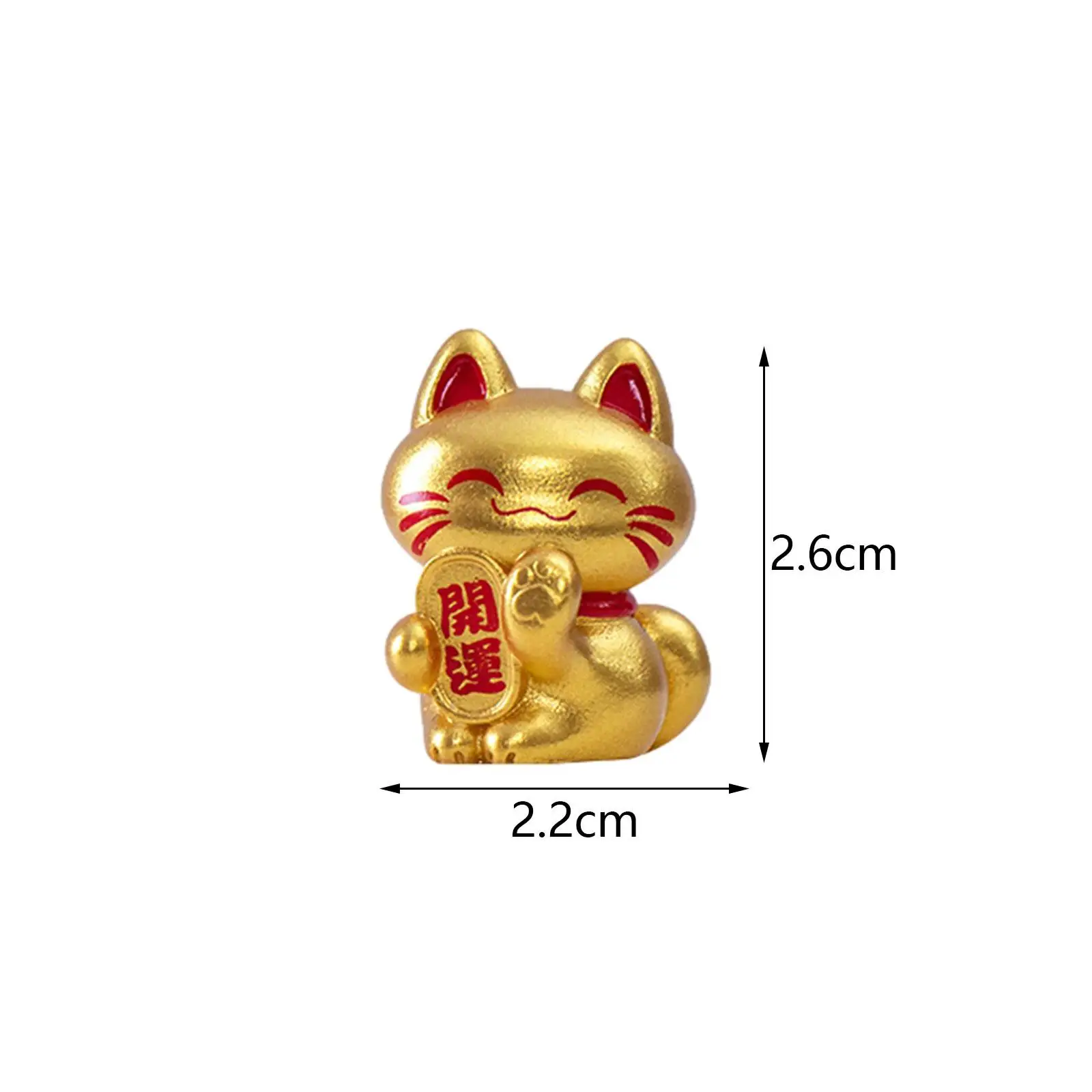 행운의 고양이 조각상 풍수 장식 컬렉션, 책상 장식, 동물 조각, 센터피스 테이블, 사무실 입구, 거실