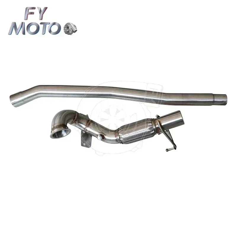 Downpipe Di Scarico Per Golf Gti V * W Mk7 R 3 "2.0L Ea888 Tsi / Au A3 S3 8V