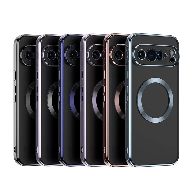 Enhanced Electroplated Shockproof Clear Soft Cover