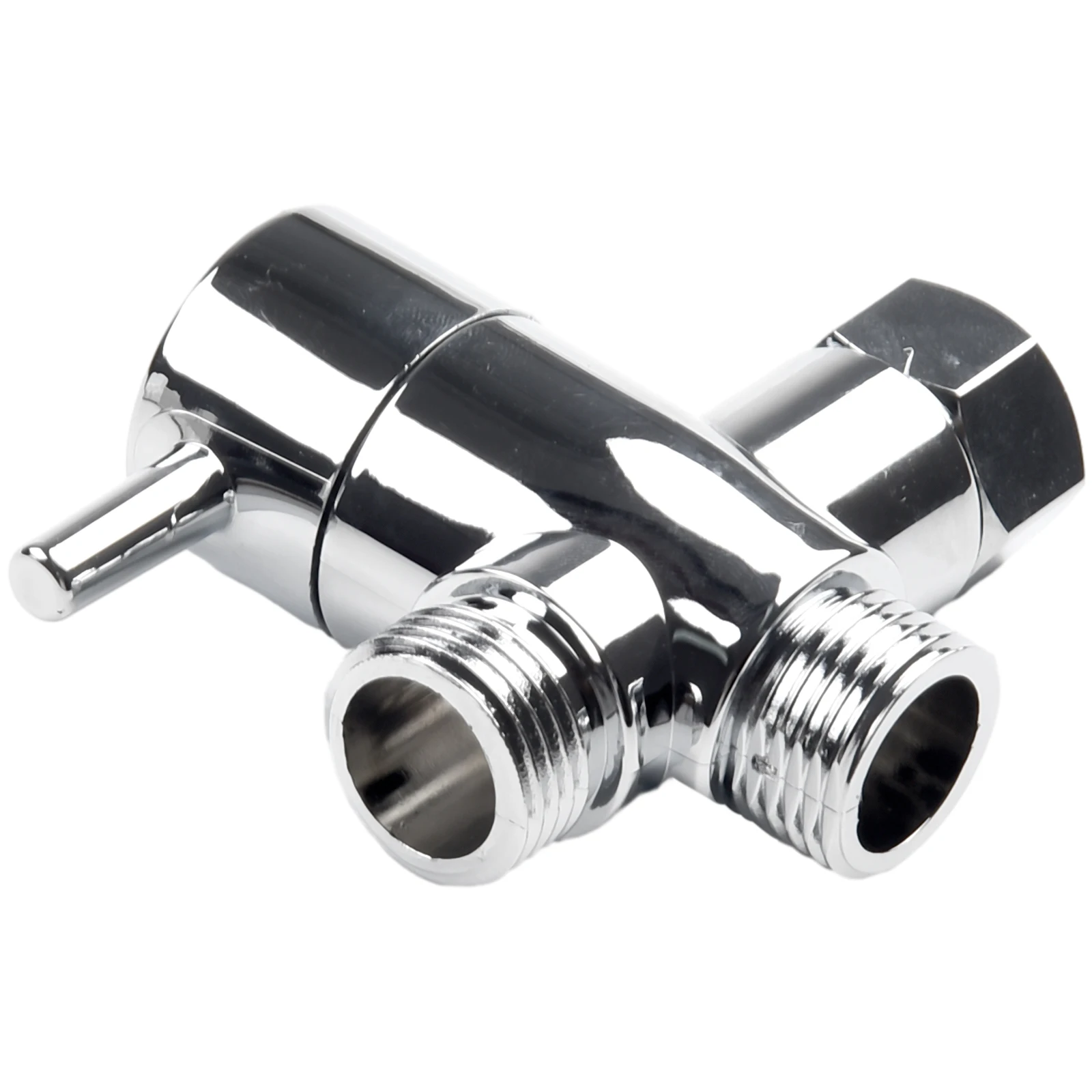 3 Way T-Adapter Bath 1/2 Shower Head Mount Valve Diverter ABS Converter