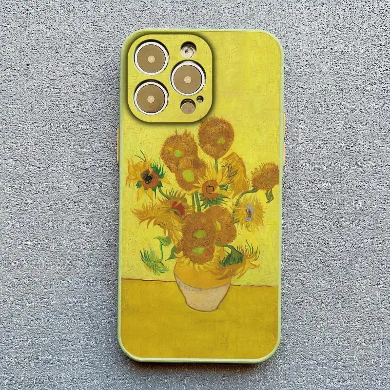 Vintage Van Gogh Oil Painting Shockproof Phone Case Cover