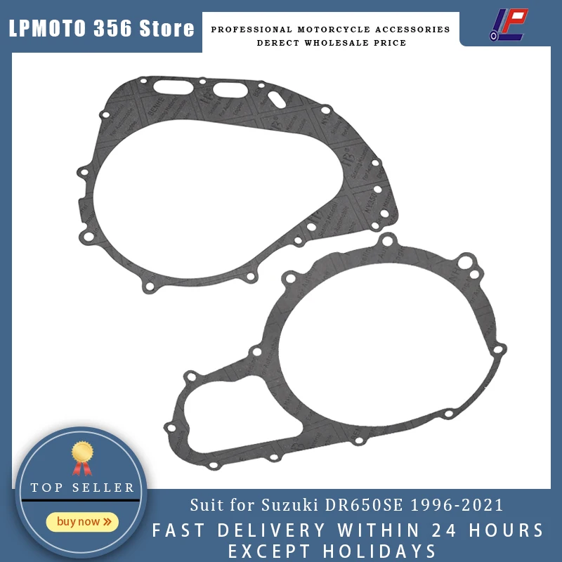 2pcsMotorcycleCrankcaseGeneratorClutchCoversGasketKitsFor