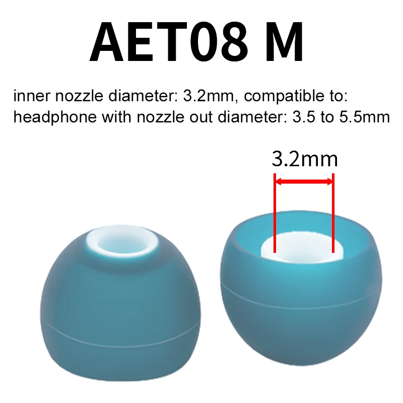 Acoustune Premium Silicone Ear Tips – Enhanced In-Ear Earphone Accessories