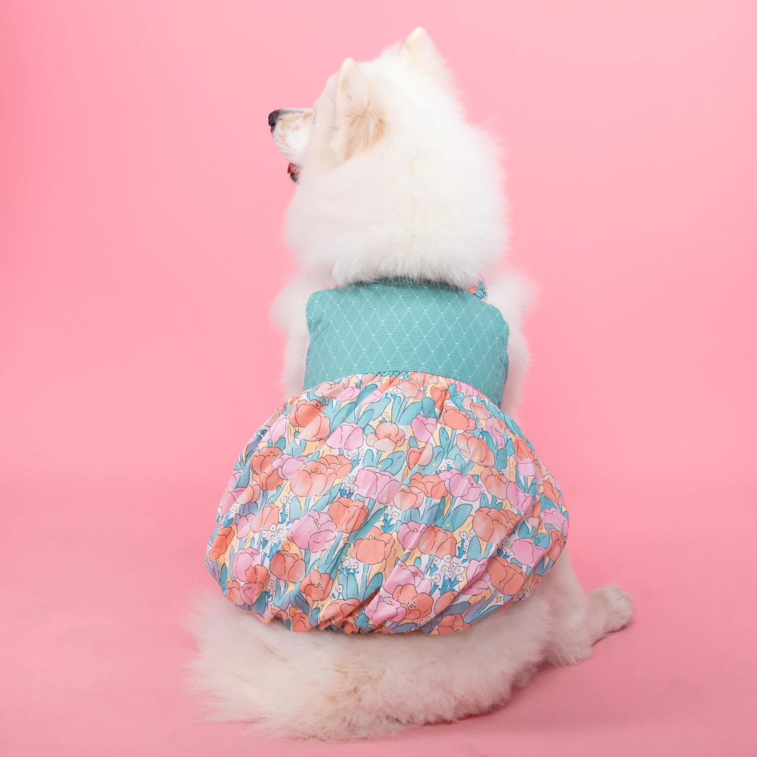 Soft Pet Dog Floral Dress - PeticaDeals