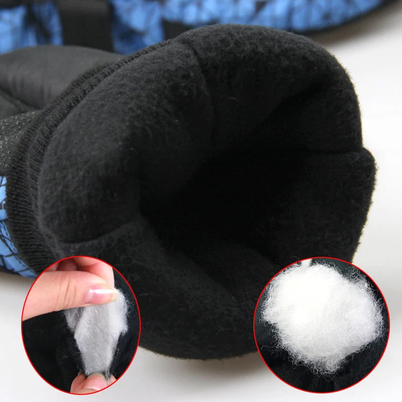 Winter Warm Snowboard Ski Gloves men mountain Skiing snowmobile waterproof snow motorcycle Gloves Windproof guanti moto 4