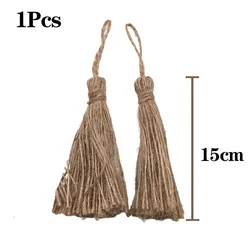Natural Vintage Jute Cord for Gift Wrapping and Crafts - 5M Rope for Party and Wedding Decorations (15CM 1Pcs)