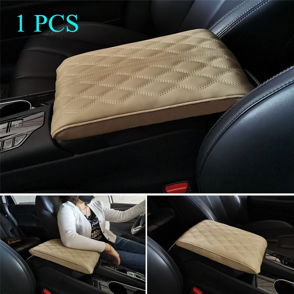 1 Pcs Coussin d'accoudoir de voiture, Console d'accoudoir de voiture en  mousse à mémoire de forme, Oreiller d'accoudoir de console centrale de  voiture, Housse d'accoudoir de voiture Couverture de console centrale de