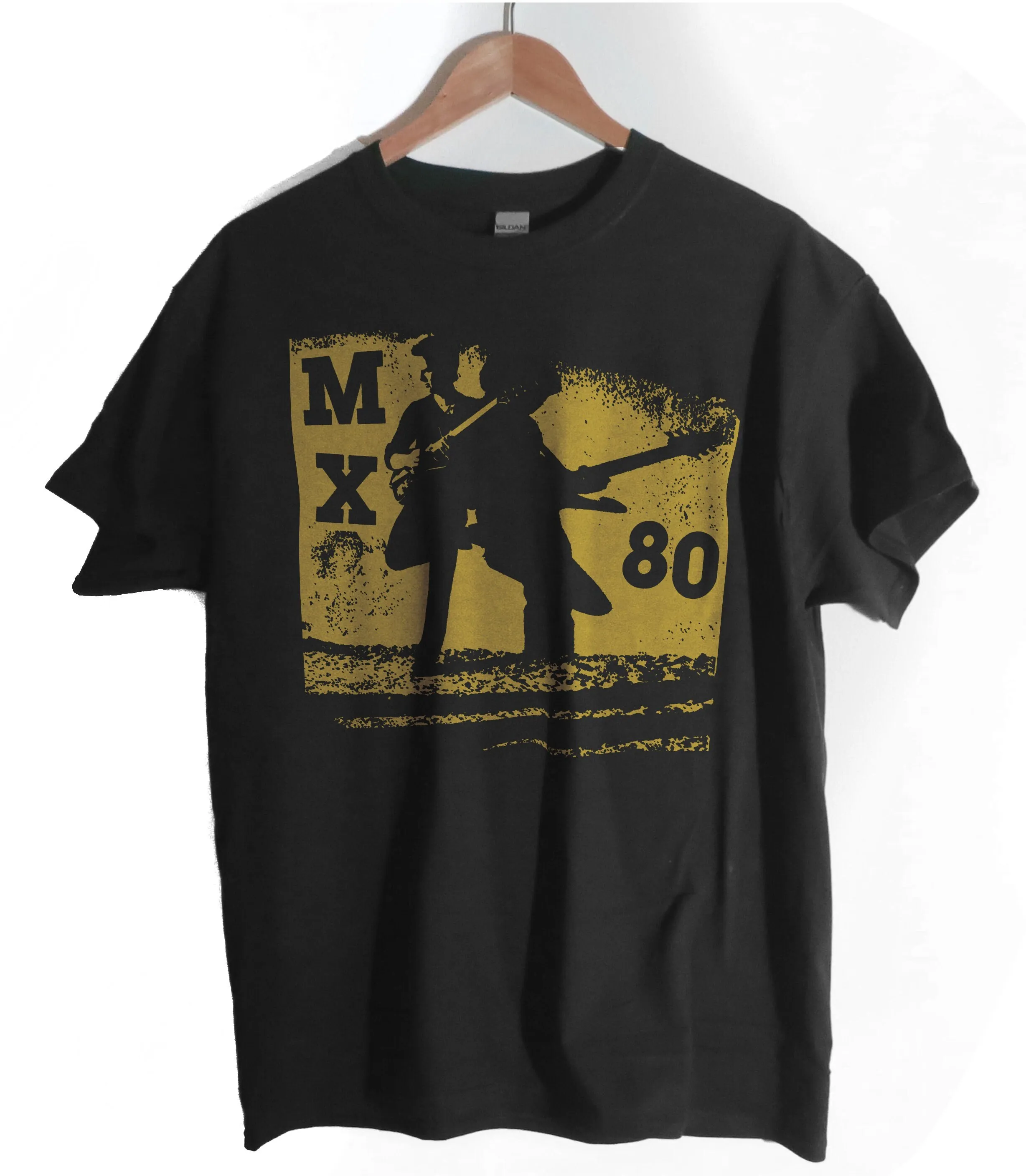 Maglietta Mx-80 Serigrafia Manica Corta Mx80 Camicia Cotone