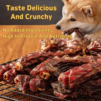 150g/5.29oz(3 Count x50g/1.76oz)Duck Necks, All Natural Ingredients, Natural Dog Treats, Healthy, Easily Digestible 2
