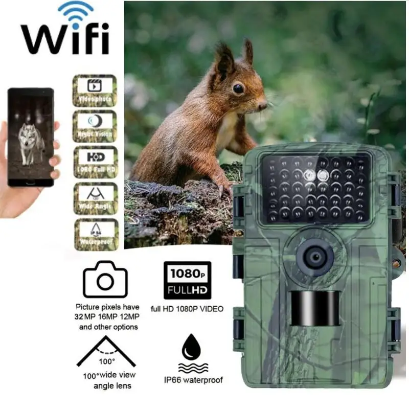 Hunting Camera Outdoor Meidase S3 Pro Wildkamera 32MP1080P Mit