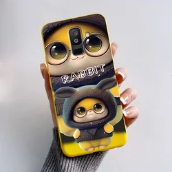 Cute Cartoon Protective Painted Phone Case - Stylish and Durable Cover - Galaxy A9 2018 (Yellow - L07)