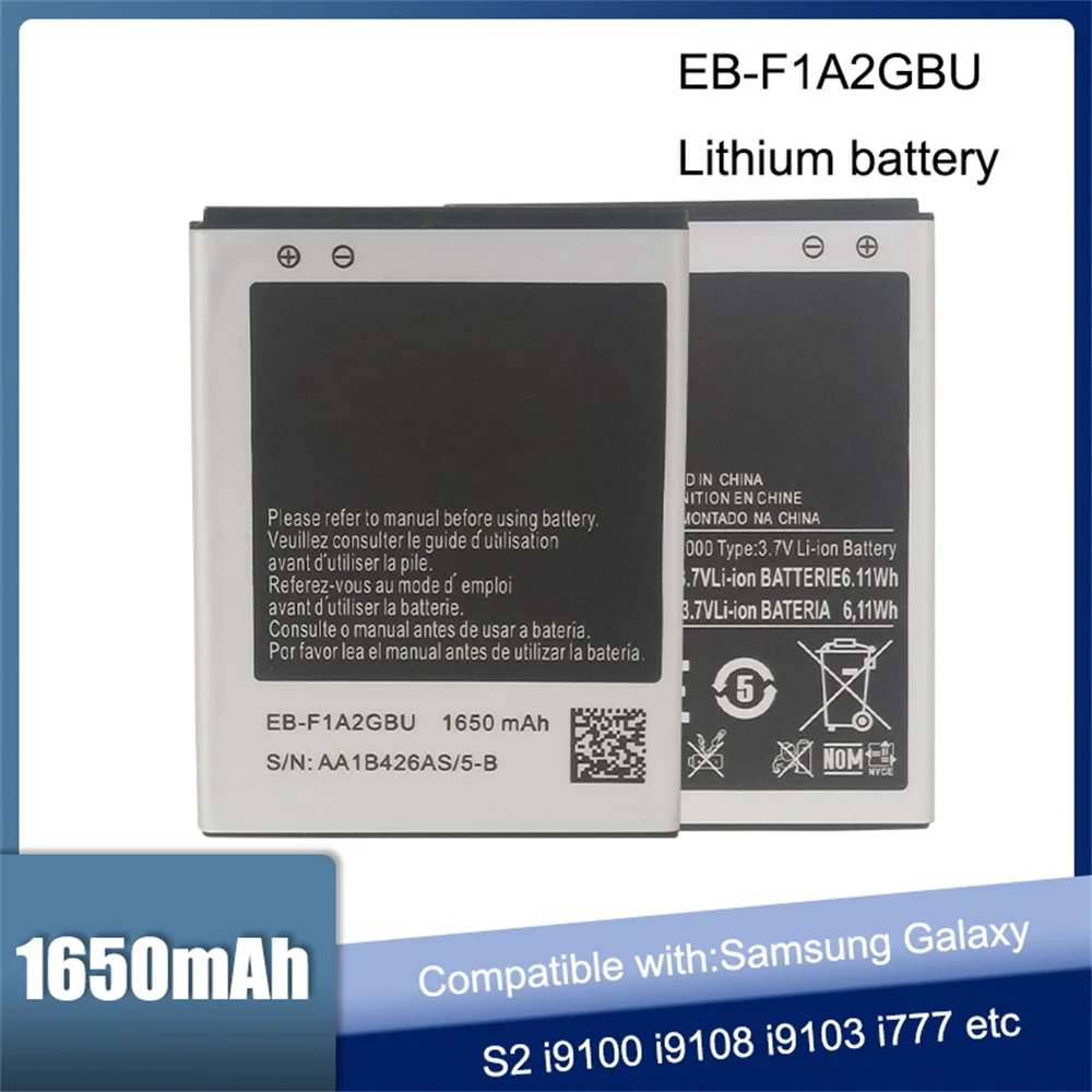 Batteria Originale Al Eb-F1A2Gbu Per Samsung Galaxy S2 I9100 I9108 I9103 I777 I9105 I9188 I9050 Batteria Di Ricambio Per Telefono
