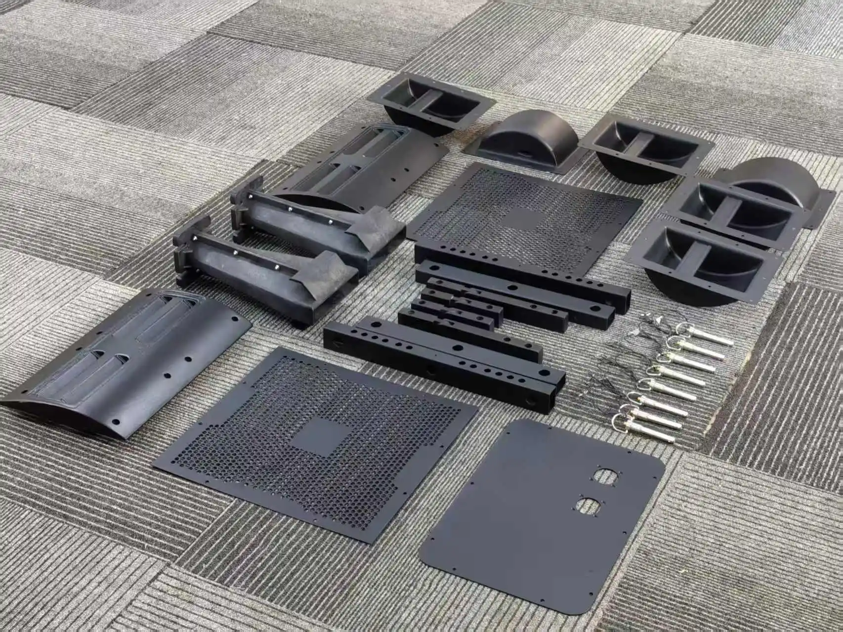 MW Audio V4888 Rigging Kit, 12" 3-Wege Line Array Flyware Hardware, Lautsprecher-Montagehalterung, einstellbares Aufhängungssystem – Detail 6