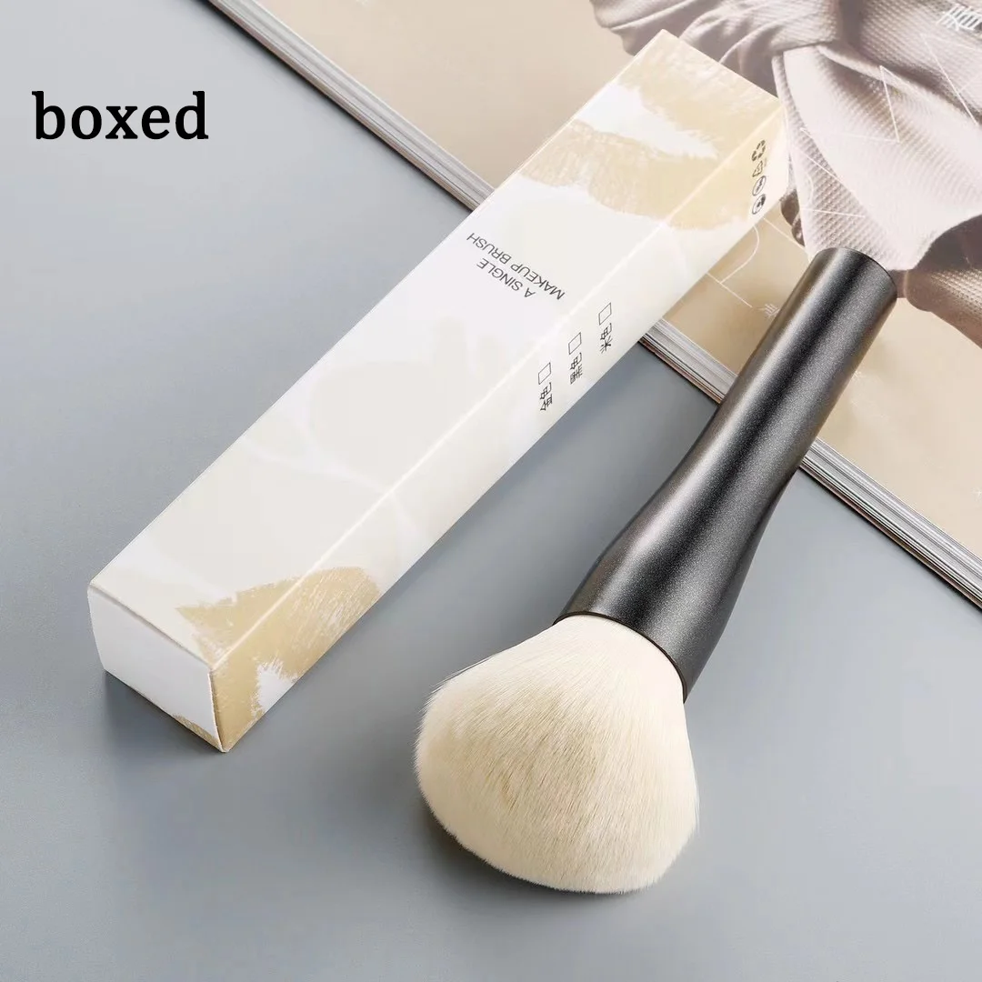 Nova Glam Essentials Large Powder Brush – Soft Nylon Bristles for Setting & Blending