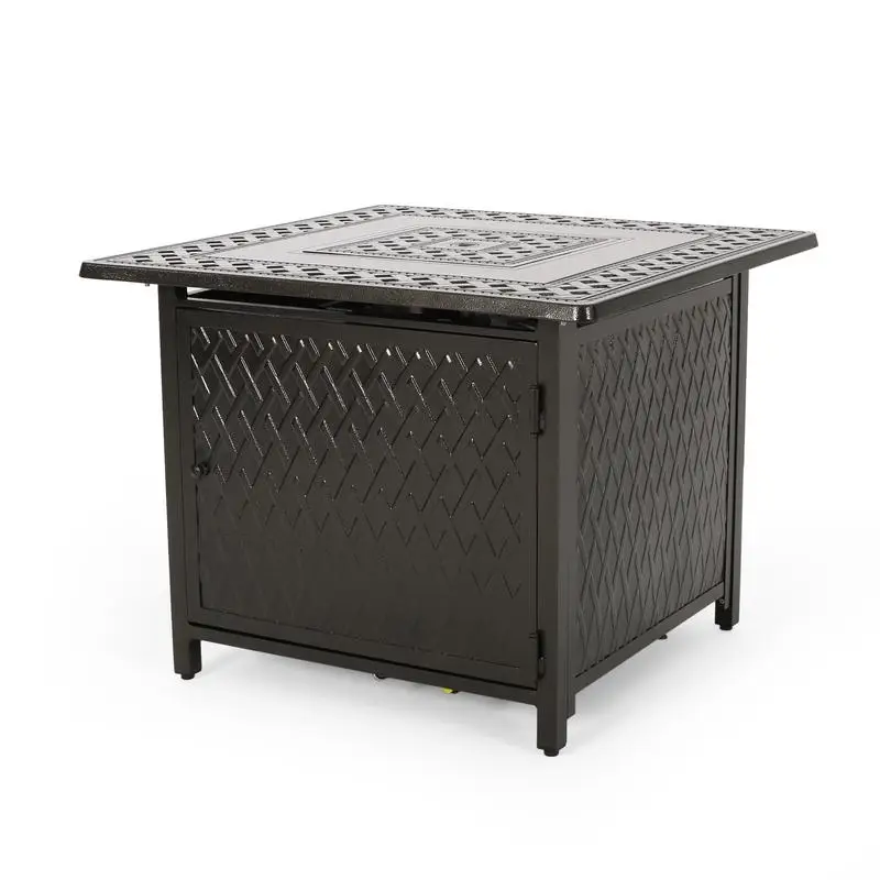 32-Inch Square Propane Fire Pit 5