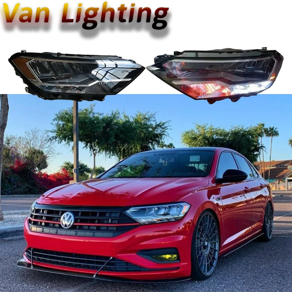 Faro delantero de coche, lámpara de 12V para Volkswagen VW