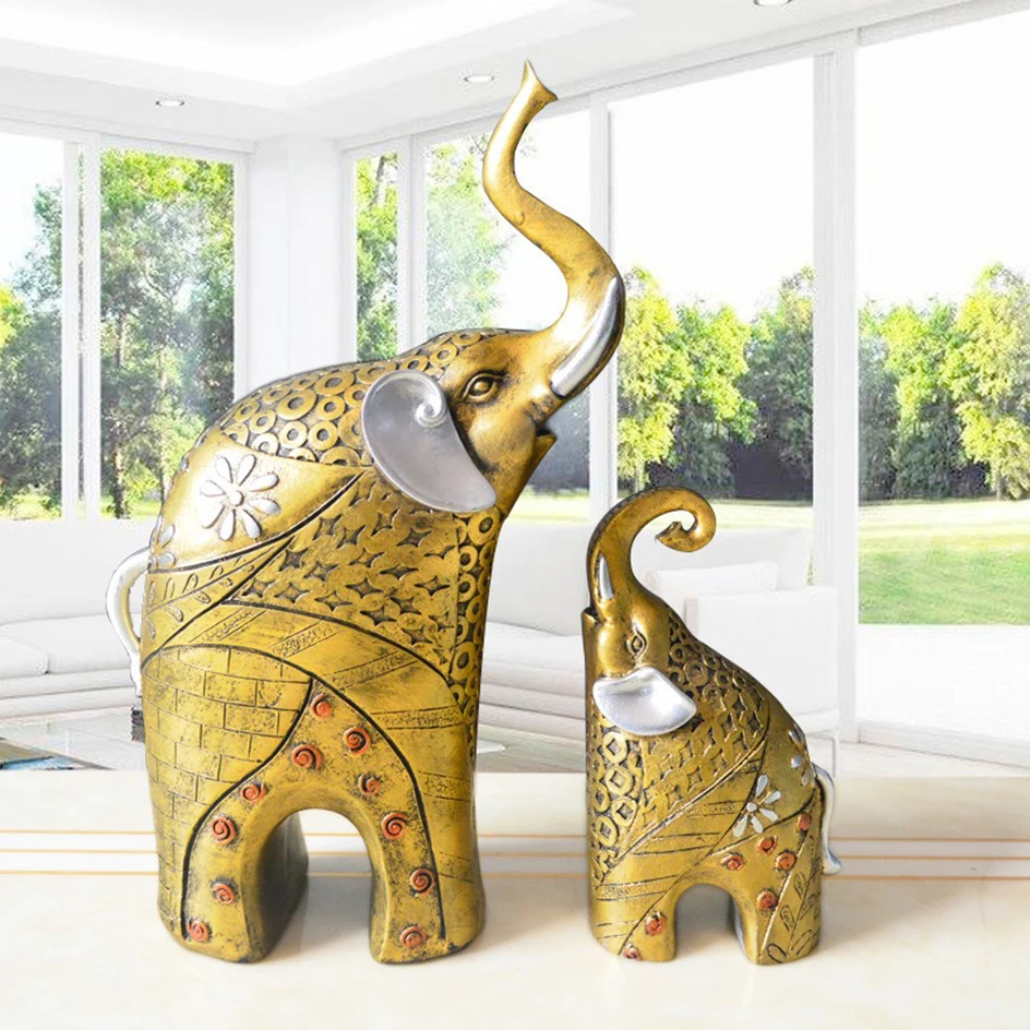 

Custom 3D Printing Service Resin Elephant Model SLA MJF SLM Additive Manufacturing Print Home Cabinet Decoration Art Ornaments