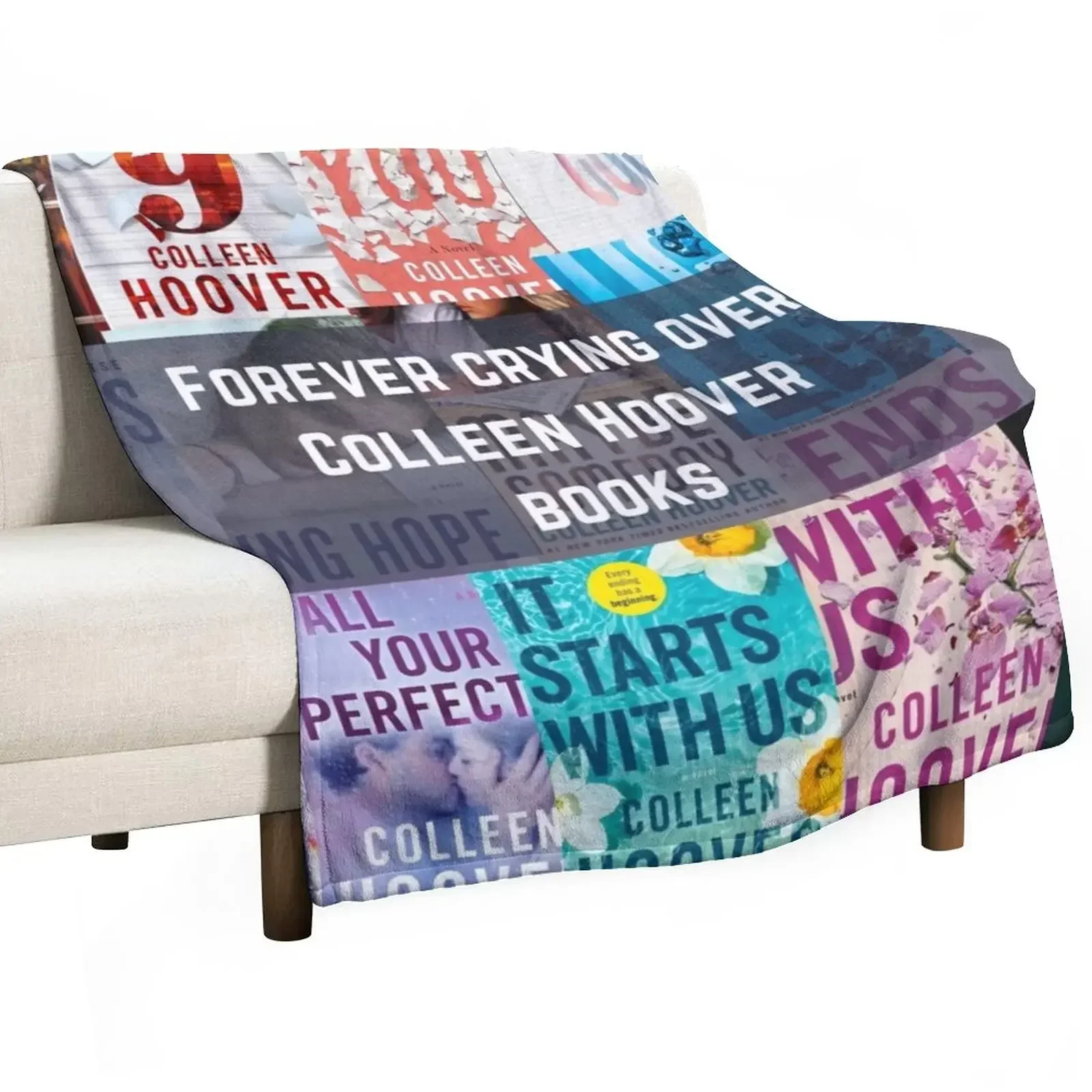 Colleen Hoover Book Design Throw Blanket Thermal Per Coperte Ponderate Da Viaggio