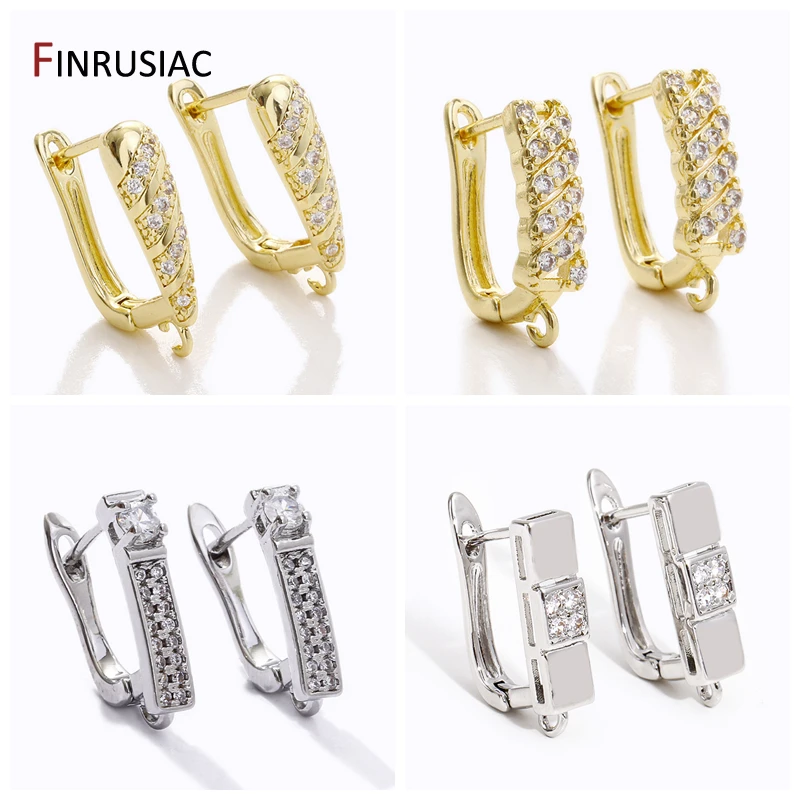 DIYWomenShvenzyEarringsMakingSupplies18KGoldPlatedBrass