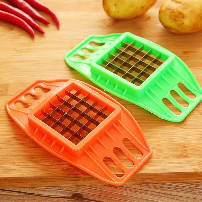 Stainless Steel Vegetable Potato Slicer Cutter Chopper Chips Making Tool Potato Cutting Fries Making Tool Kitchen Accessories
