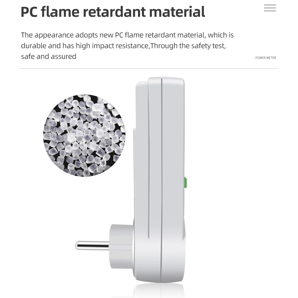 Misurazione Consumo Elettrico, Misuratore Di Potenza, Wattmetro Presa - Foto 8