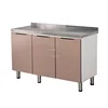 Home Kitchen Furniture Solid Wood Kitchen Cabinets Simple Stove Cabinets Stainless Steel Sink Cabinets Overall Kitchen Cabinet 2