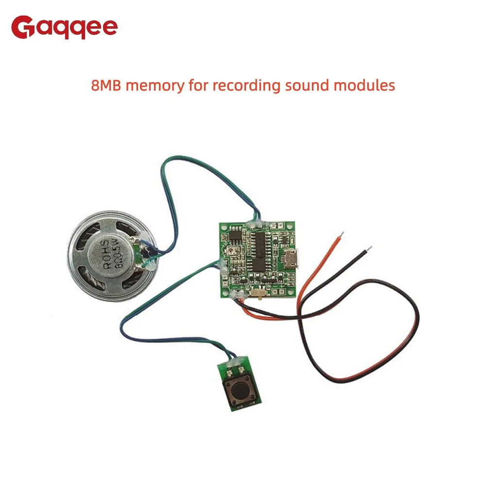 Voice Playback Module 8MB Memory Music Module MP3 WAV Music and Voice ...