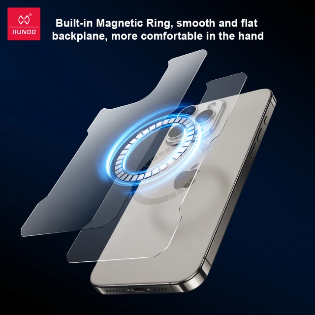 Anello Rotante 360 Custodia IPhone 15 Pro Max Xinyunew - Cover Antiurto Con Anello Rotante E Supporto Magnetico Custodia Cellulare - Foto 13