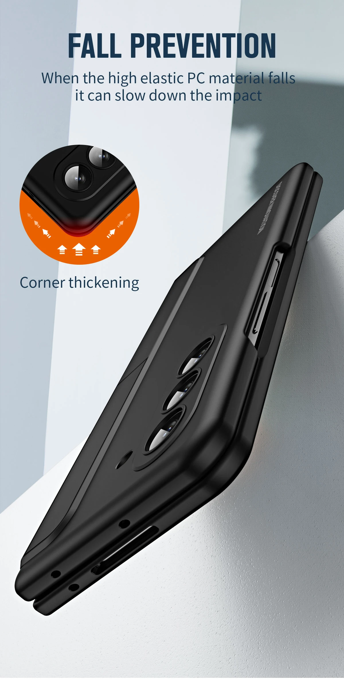 Phone Case For Samsung Galaxy Z Fold With Pen Holder And Stand_voghion.com