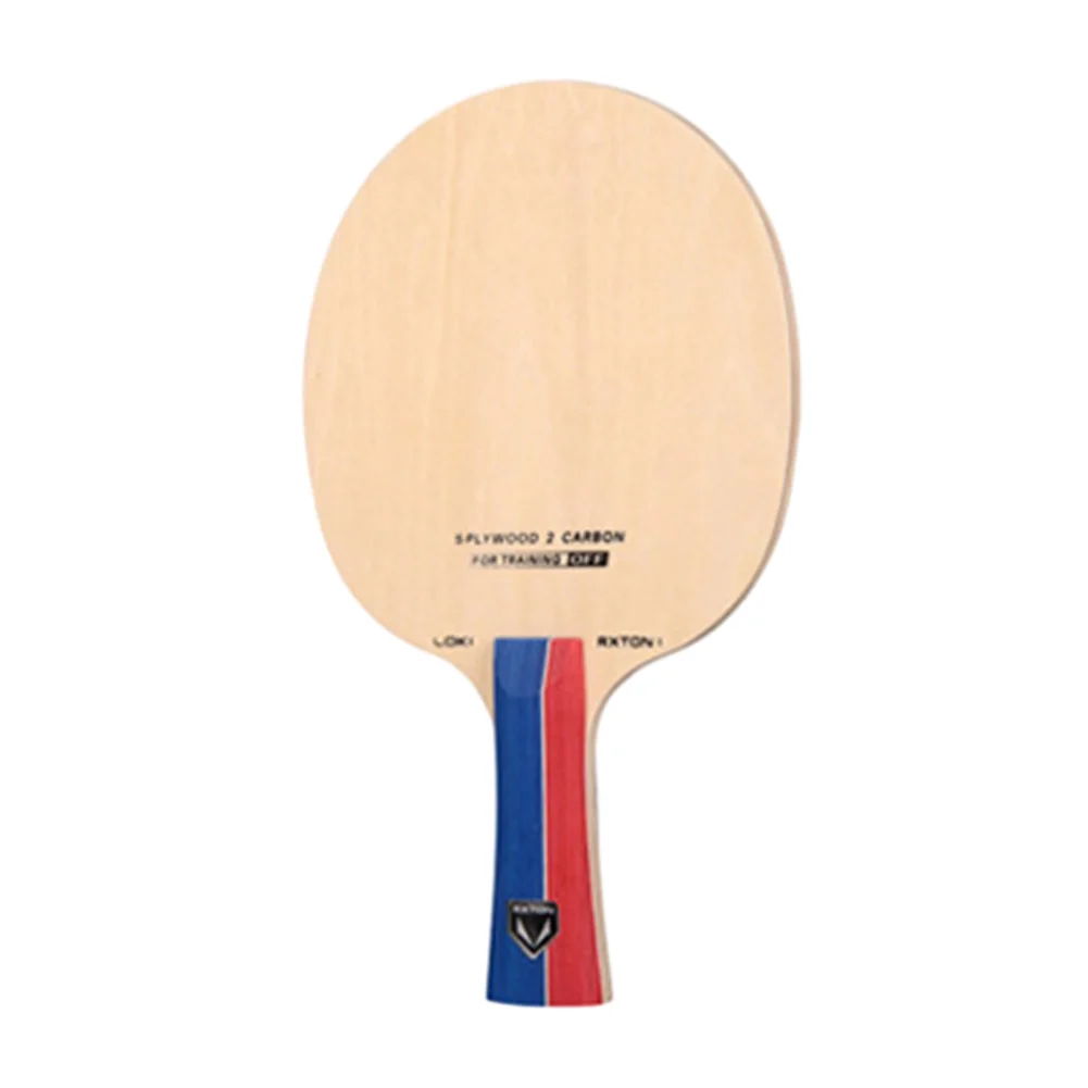 

Table Tennis Racket Bottom Normal Handle Practical To Use Sweat-Absorbent Technical Wood Zebra Pattern Brand New