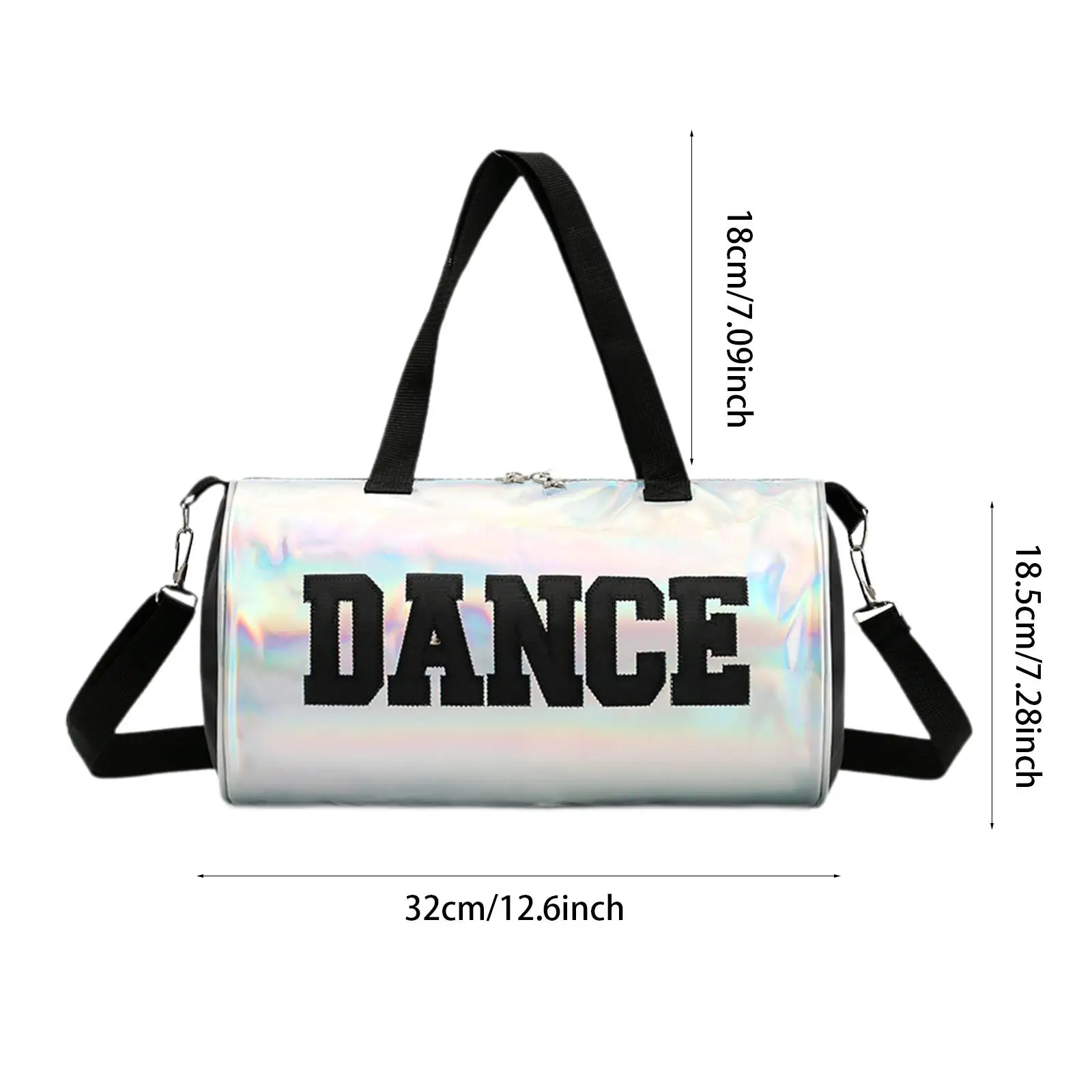 Bolsas De Ropa Para Bailar Bolsa De Baile De Lona Para Niñas, Ballet, Gimnasia Y Deportes, Bolsa De Dormir Y De Noche Con Compartimento Para Zapatos, Teñido Anudado Morado Bolsas De Ropa