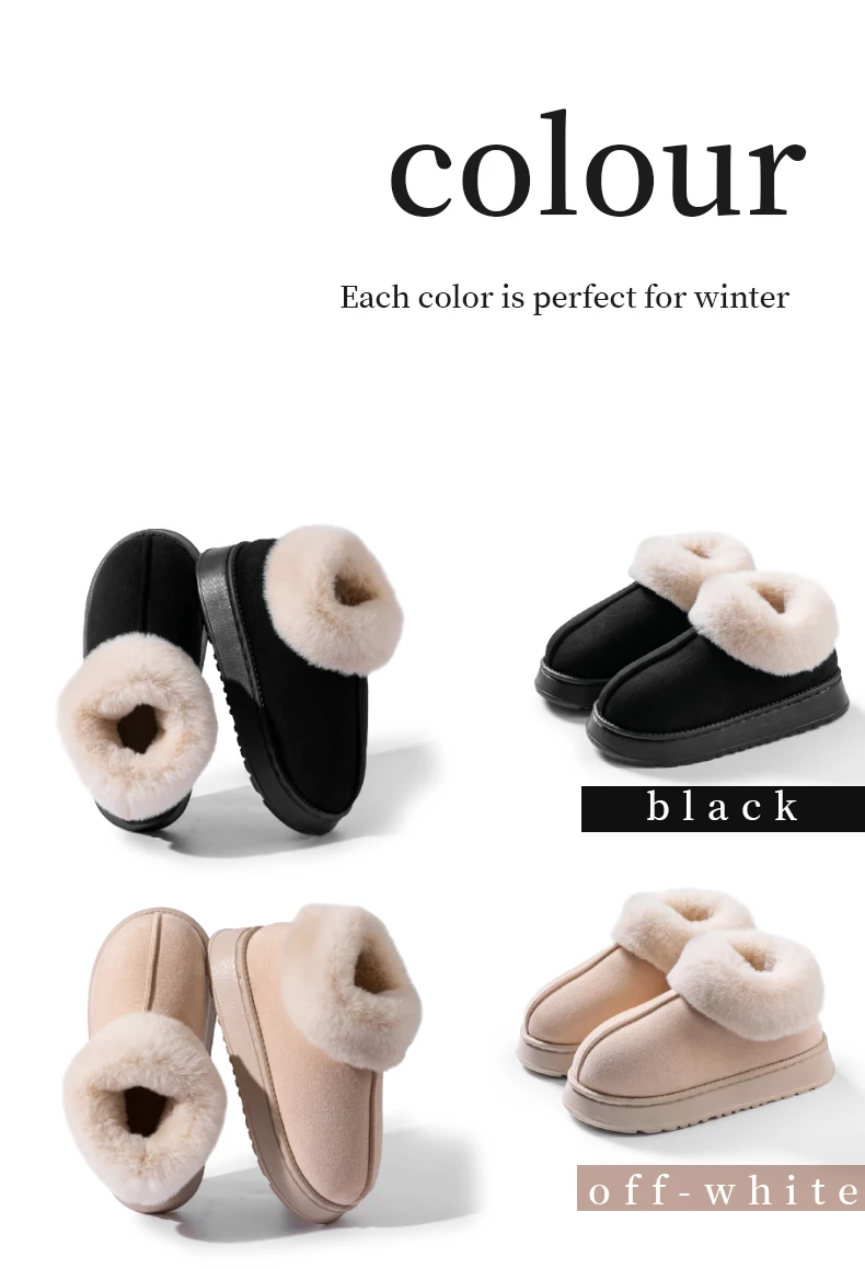 Plush Winter Slippers Canada | EvaCozy™ Non-Slip House Slippers