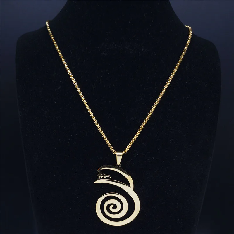 Dai Ko Myo Stainless Steel Pendant Necklace Women/Men Gold
