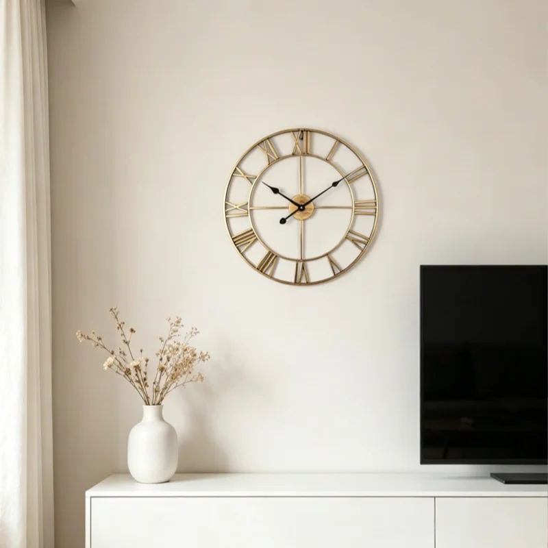 Elegant Nordic Wall Clock: Modern Minimalist Home Decor