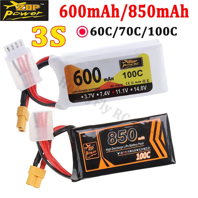 Lipo 3S 11.1v 850mAh 20C