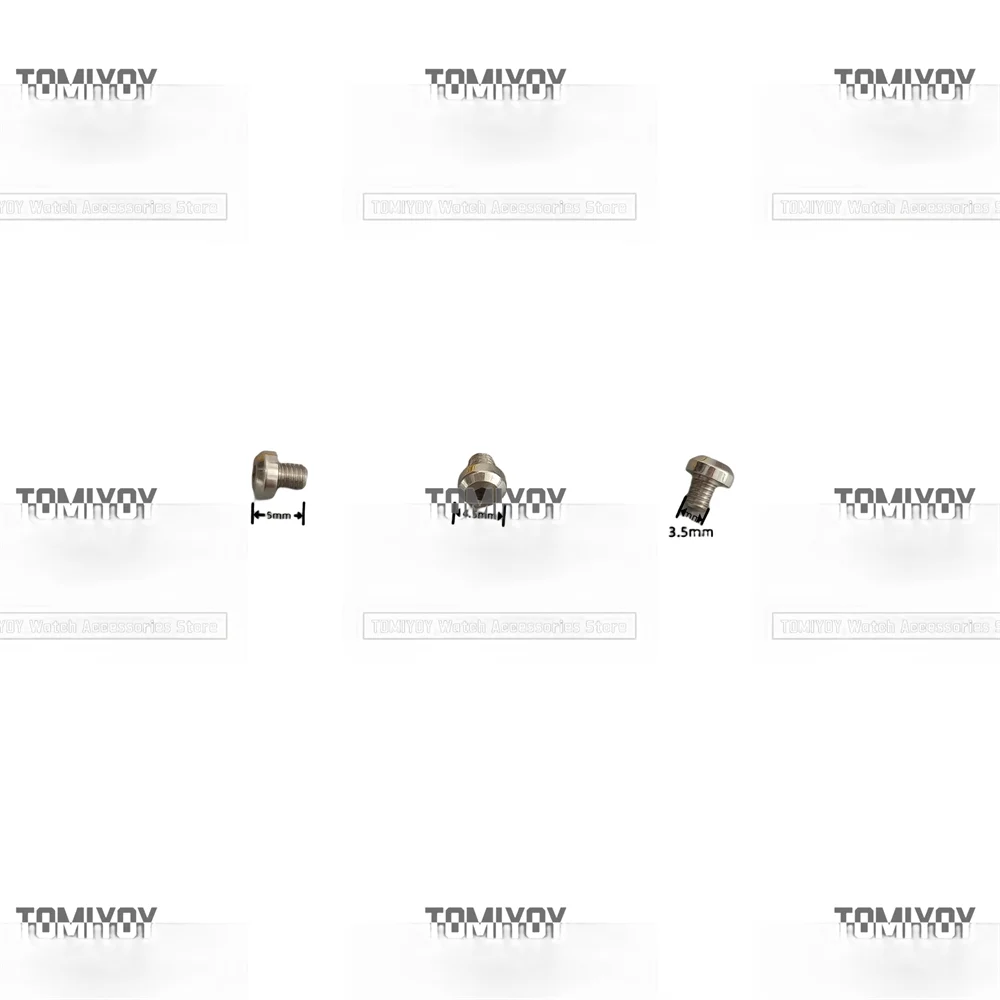 Vite In Acciaio Inossidabile 316L Argento 3 Pezzi Adatta Per Orologio Seiko Arnie Snj025 Sbbn H851-00A0