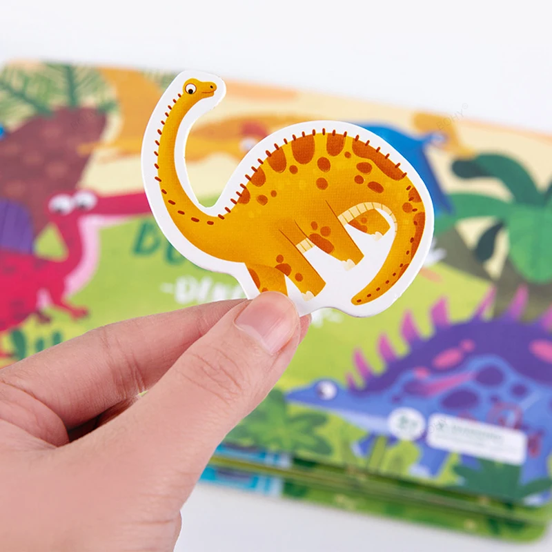Фото Занятая книга Монтессори для детей 2-4 лет Дошкольное обучение для малышей Тихая книга приход Монтессори №4