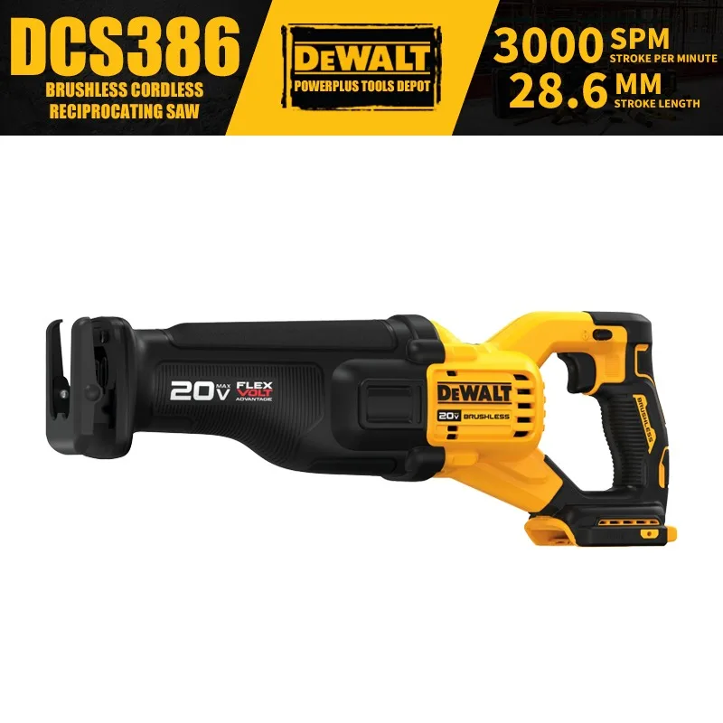

DEWALT DCS386 Brushless Cordless Reciprocating Saw with FLEXVOLT ADVANTAGE™ 20V Power Tools 3000SPM