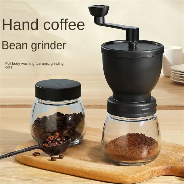 Manual Coffee Grinder Adjustable Professional Coffee Bean Grinder Portable Hand Coffee Mill Kitchen Accessories