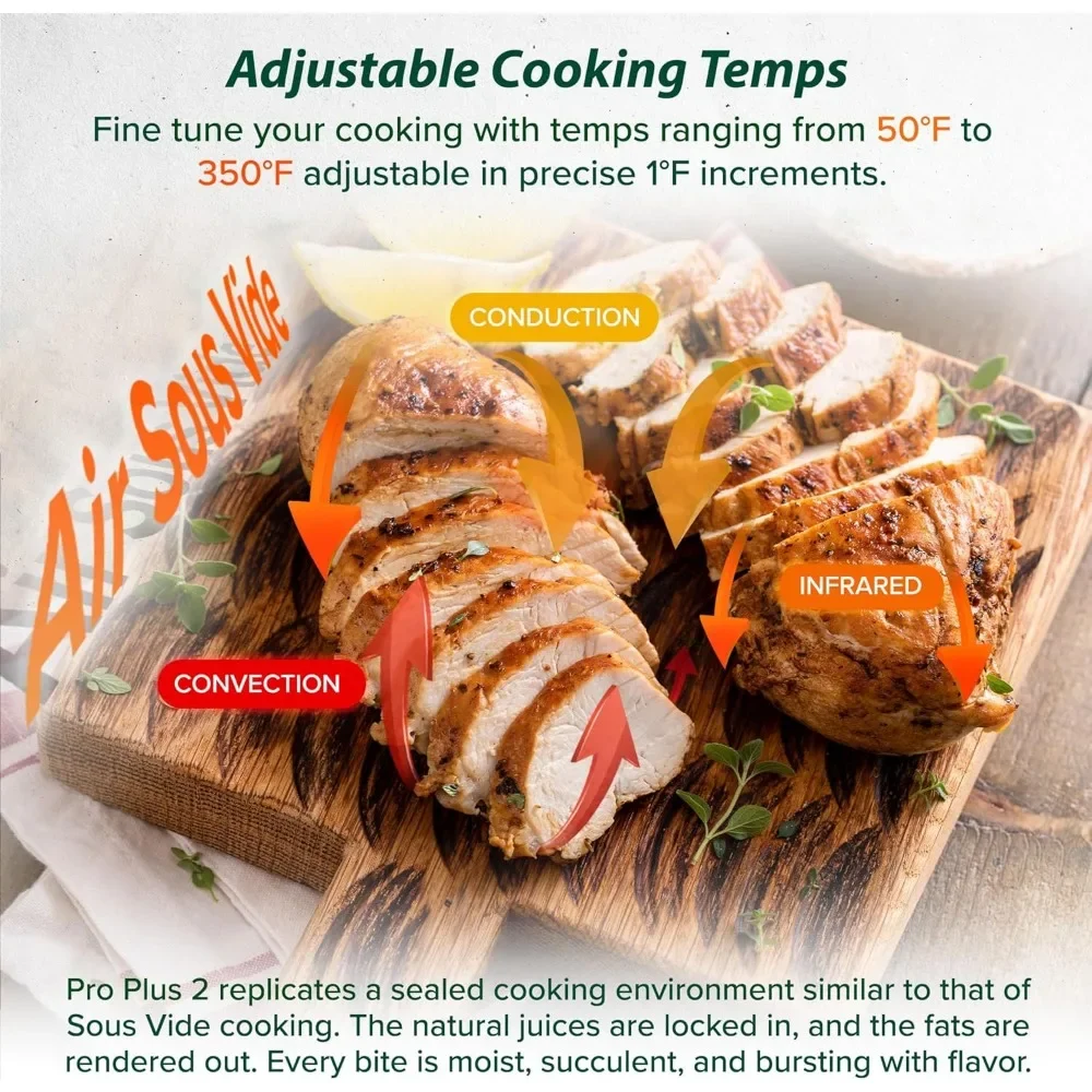 ook Fresh or Frozen, No Defrosting or Preheating, Cook Healthy, 360 S