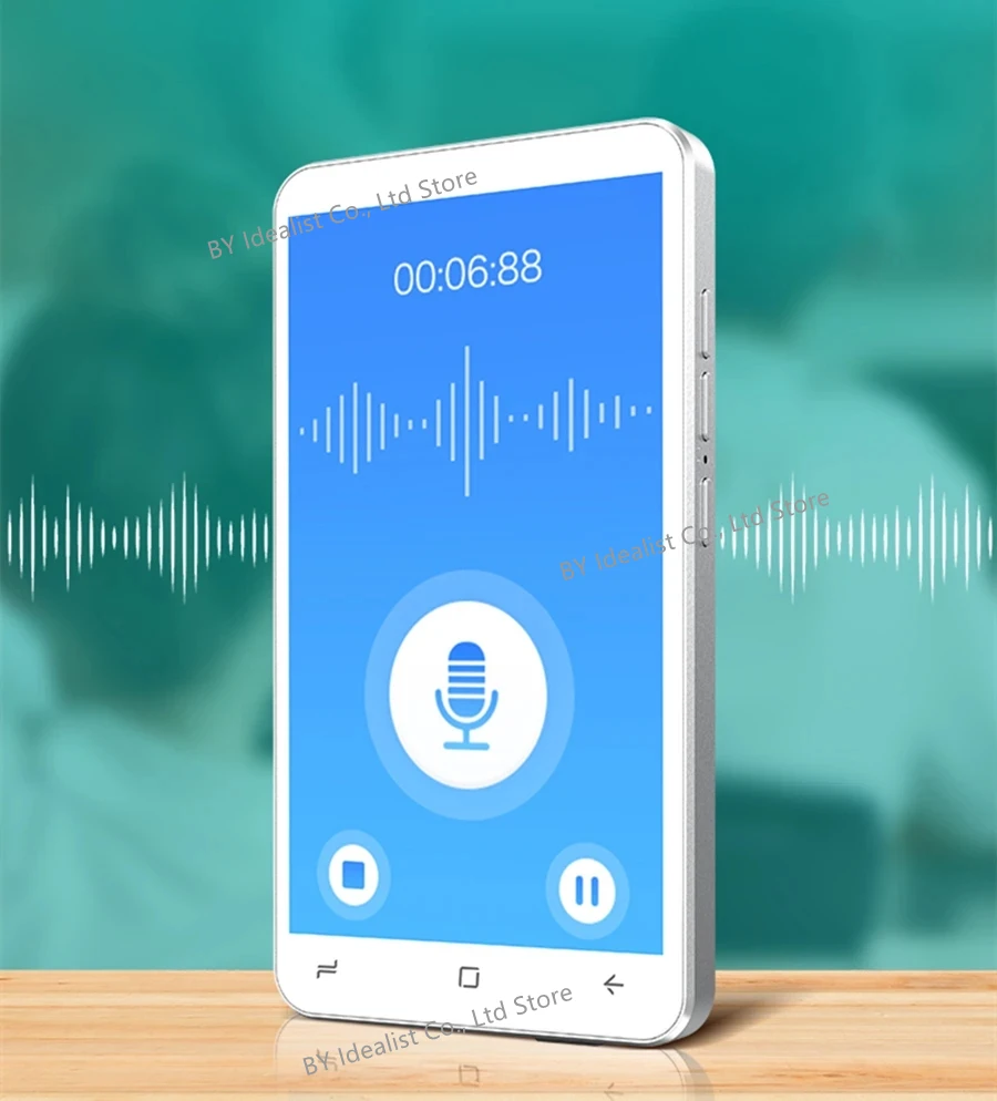 מצלמת mp4 שחקן bluetooth wifi 64 מסך מגע hifi קול מוסיקה מקליט וידאו mp3 נגן MP3 עם רמקול רדיו