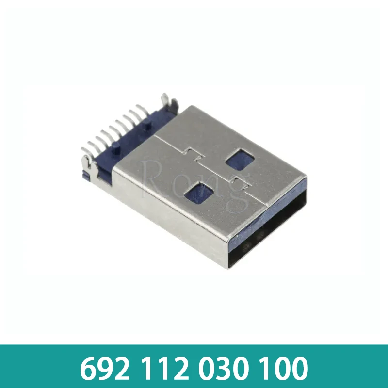 

692112030100 USB3.0A 9Pin male WURTH WR-COM welded right Angle USB connector