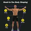 New natural latex resistance band sports resistance band set for men and women's muscle training elastic band 4