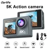 5K Action Camera 4K60FPS Dual IPS Touch LCD EIS WiFi 170° 30M Waterproof 5X Zoom Professional Sports Camera With Remote Control 1