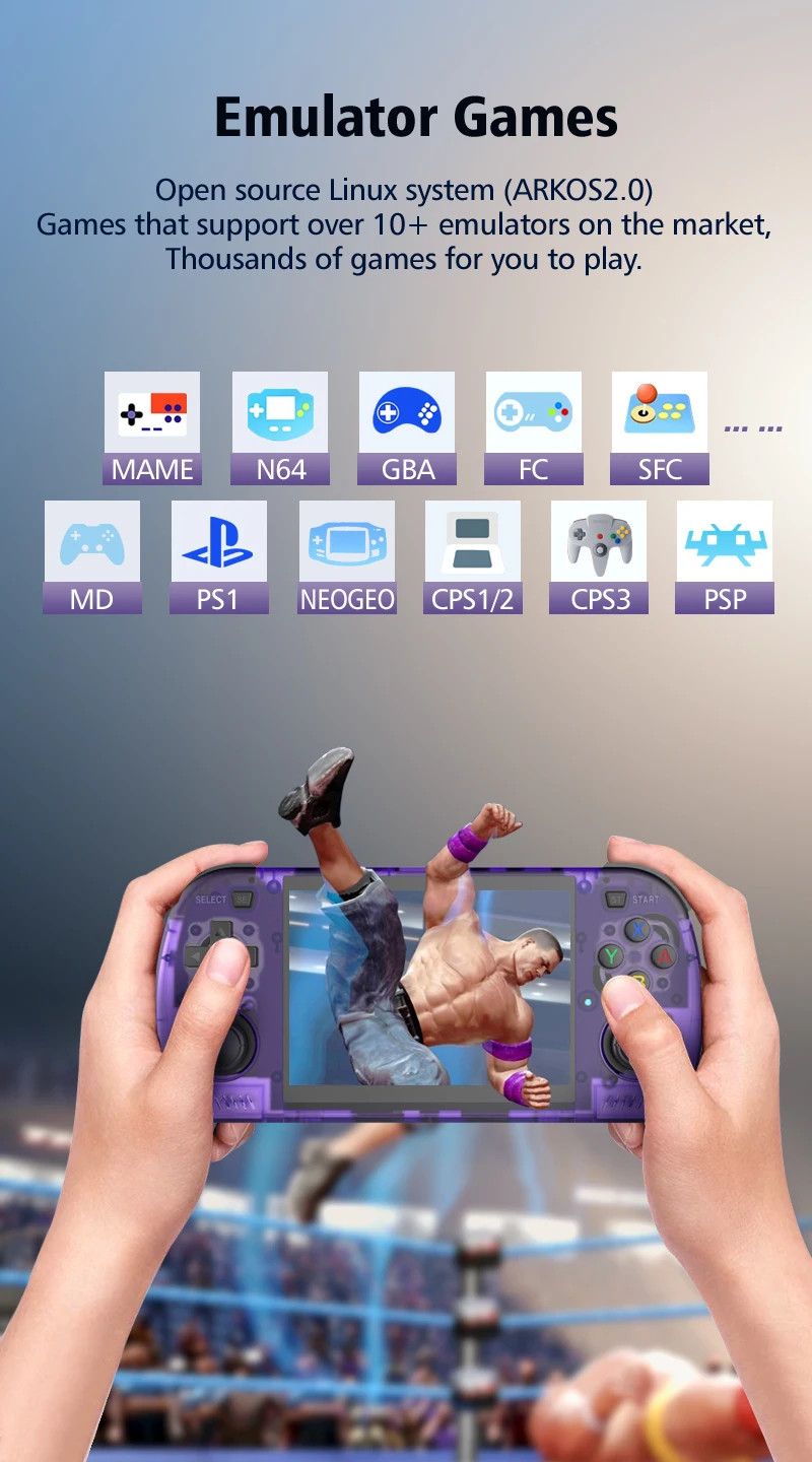 Funkiddy r36h pro max console di gioco portatile con wifi_voghion.com